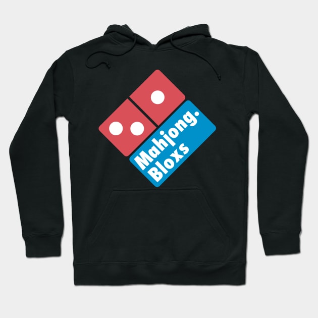 Mahjong Pizaa Domino Hoodie by Merchsides